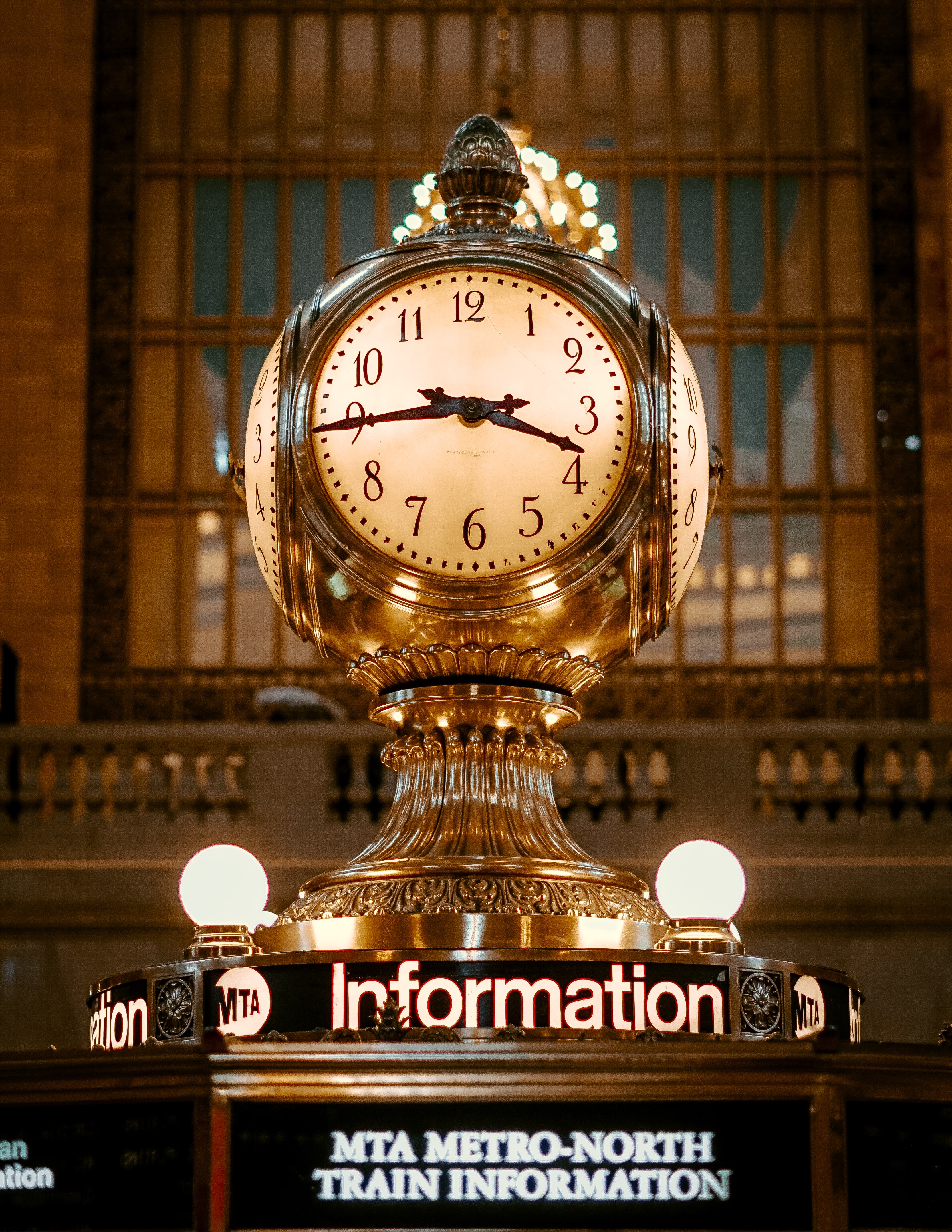 Clock at Grand Central Station, NY